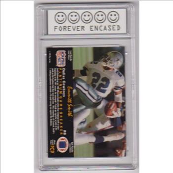 Labeled Mint 9 - Emmitt Smith 1991 Pro Set Platinum Game Breaker #PC9 Insert Card