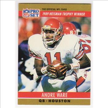 Wrong Front Error - Bo Jackson 1990 Pro Set Football Card