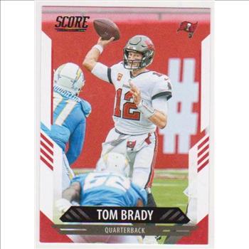 Tom Brady 2021 Score #12 Card
