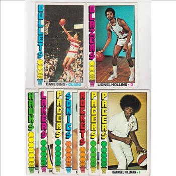 9 Different 1976-77 Topps Basketball Cards - Dave Bing + More