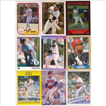 Baseball Card Collection 1981-2007 w/ Barry Bonds, Alex Rodriguez + More