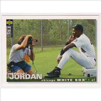Michael Jordan Rookie Card - 1995 Collectors Choice Baseball #500 Card