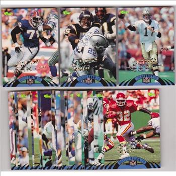 Only 499 Exist - 25 Different 1996 Classic NFL Experience Printers Proof Insert Cards w/ Junior Seau + More