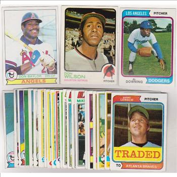 25 Different 1970's Topps Baseball Cards (1973-1979) w/ Don Baylor + More