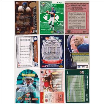 Football Card Collection 1990-2008 w/ Walter Payton, Barry Sanders + More