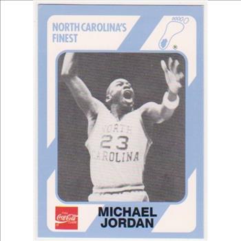 Michael Jordan 1989 North Carolina #65 College Card