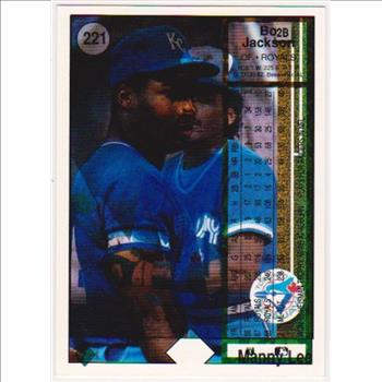Error - 1989 Upper Deck Bo Jackson Double Back Error