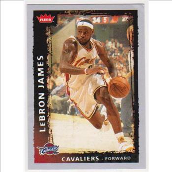 Lebron James 2008-09 Fleer #23 Card