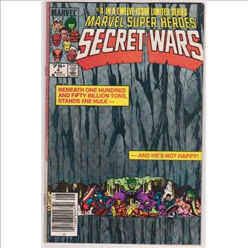 1984 Secret Wars #4 Issue - Marvel Comics