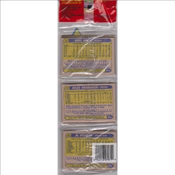 1987 Topps Baseball 49 Card Rack Pack w/ Dick Howser On Front