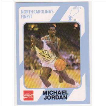 Michael Jordan 1989 North Carolina #17 College Card