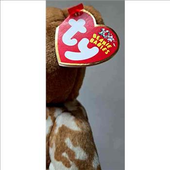 2003 Ty Beanie Baby HERO THE BEAR UK VERSION - New With Tags