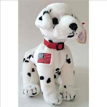 2001 Ty Beanie Baby RESCUE THE FDNY DALMATION - New With Tags