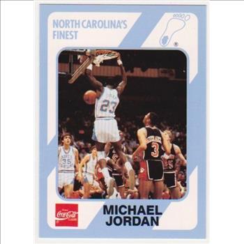 Michael Jordan 1989 North Carolina #15 College Card