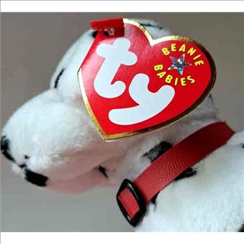 2001 Ty Beanie Baby RESCUE THE FDNY DALMATION - New With Tags