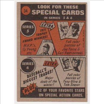 1972 Topps Billy Martin #34 Card