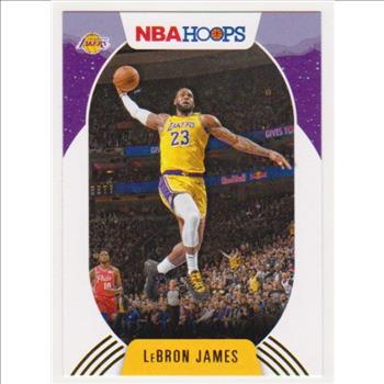 Lebron James 2020-21 Hoops #146 Card