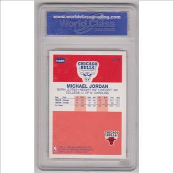 Graded Gem Mint 10 - Michael Jordan 1996-97 Fleer Ultra Decade Of Excellence #U-4 Insert Card