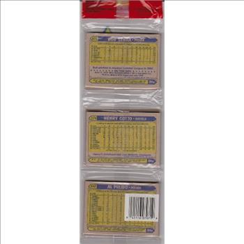 1987 Topps Baseball 49 Card Rack Pack w/ Dale Murphy On Front