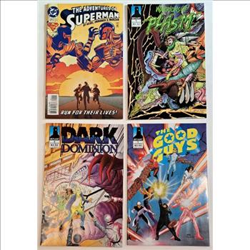 4 Different Comic Books - Superman #524 + More