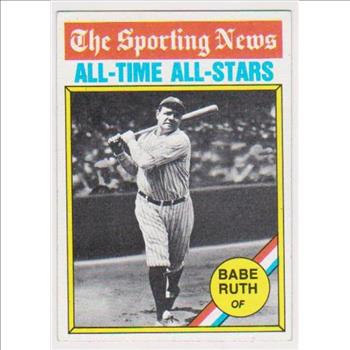 1976 Topps Babe Ruth #345 Card - HOF'er