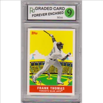 Labeled Mint 9 - Frank Thomas 2007 Topps Flashback Fridays #FF20 Card