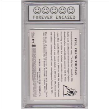 Labeled Mint 9 - Frank Thomas 2007 Topps Flashback Fridays #FF20 Card