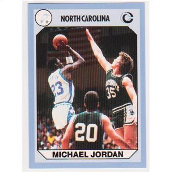 Michael Jordan 1990 North Carolina #61 College Card