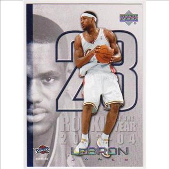2004 upper deck lebron james rookie card