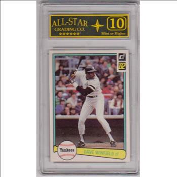 Graded 10 - Dave Winfield 1982 Donruss #31 Card