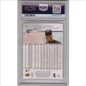 Graded PSA Gem Mint 10 - Frank Thomas 2008 Upper Deck First Edition #31 Card
