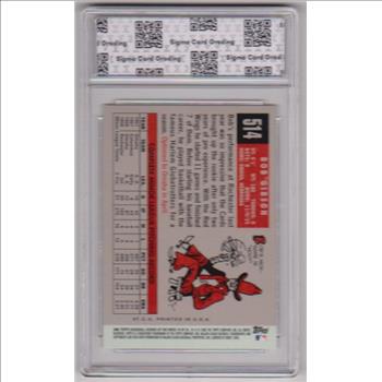 Graded Sigma Mint+ 9.5 - Bob Gibson 2006 Topps Rookie Of The Week #19 Card