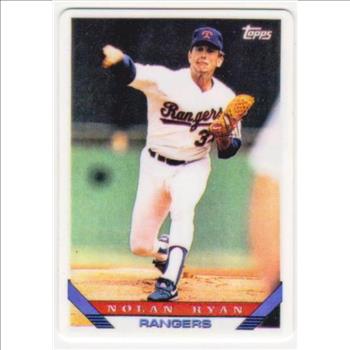 1993 Topps Nolan Ryan #700 Porcelain Card - #ed/5000 Produced