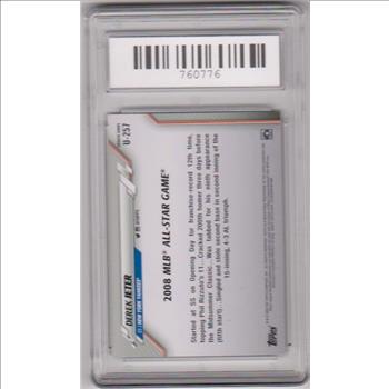 Graded Mint 9 - Derek Jeter 2020 Topps Update #U-257 Card