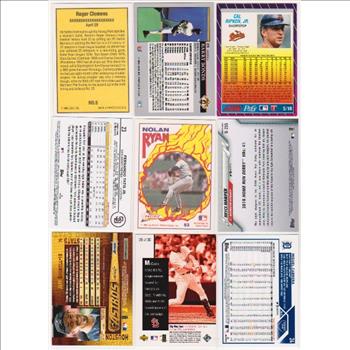 Baseball Card Collection 1986-2024 w/ Roger Clemens, Barry Bonds + More