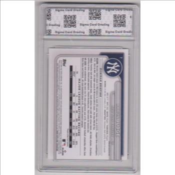 Graded Sigma Mint+ 9.5 - Aaron Judge 2024 Bowman #7 Card