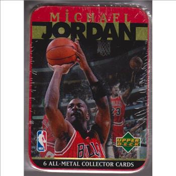 1996 Upper Deck Michael Jordan 6 Card Metal Set - Sealed