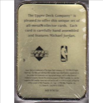1996 Upper Deck Michael Jordan 6 Card Metal Set - Sealed