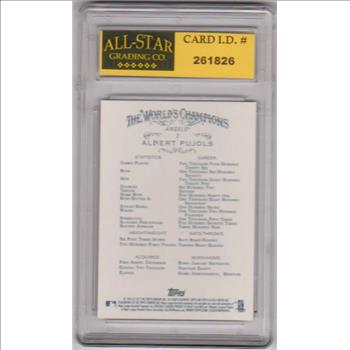 Graded 10 - Albert Pujols 2017 Topps Allen & Ginter #2 Card