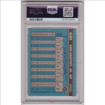 Graded PSA Mint 9 - Ken Griffey, Jr. 1990 Bowman #481 Card
