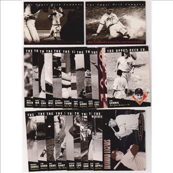 25 Different 1994 Upper Deck All-Time Heroes Cards - Lou Gehrig + More