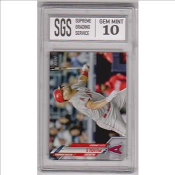 Graded Gem Mint 10 - Albert Pujols 2020 Topps Update #U-280 Card