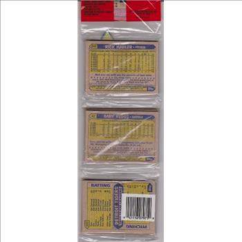 1987 Topps Baseball 49 Card Rack Pack w/ Mike Schmidt On Front