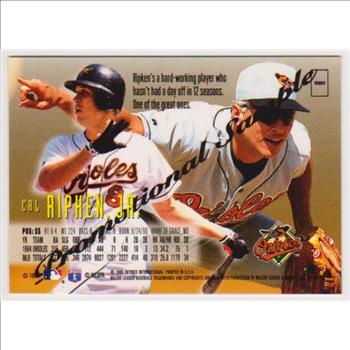 1995 Skybox Emotion Promotional Sample Cal Ripken, Jr. #8 Card