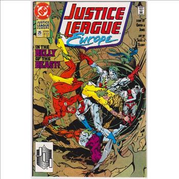 1991 DC Comics JUSTICE LEAGUE EUROPE #25 Issue