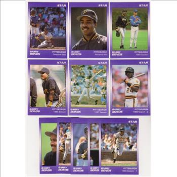 1990 Star Barry Bonds 11 Card Set