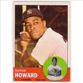 1963 Topps Elston Howard #60 Card