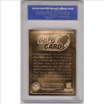 Graded Gem Mint 10 - Tom Brady 2005 Merrick Mint 23 Kt Gold Card