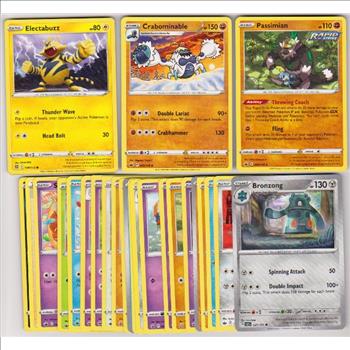 25 Different Pokemon Trading Cards w/ Electabuzz + More