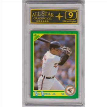 Graded 9 - Cal Ripken Jr. 1990 Score #2 Card